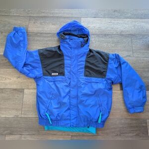 Vintage 90s Y2K Men's Columbia Vamoose Jacket 3 in 1 Reversible Color Block Coat
